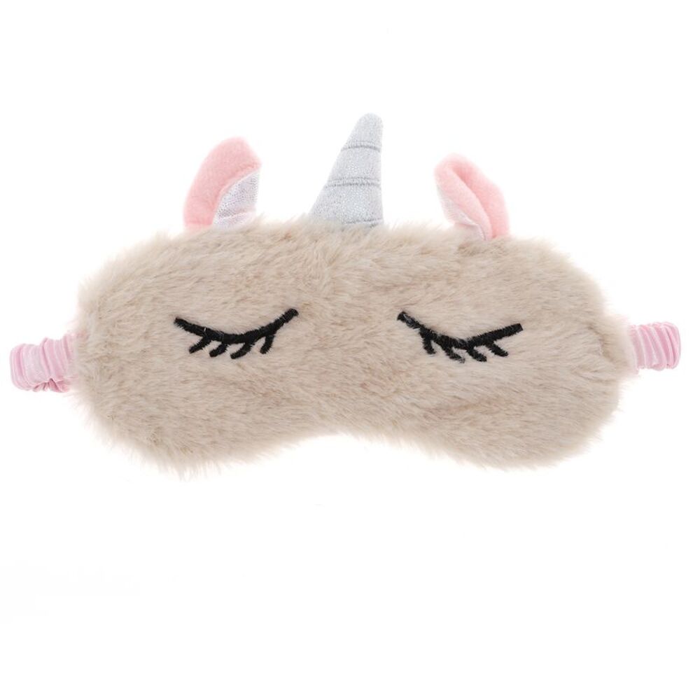 Kid's Cartoon Sleep Mask Eye Beige